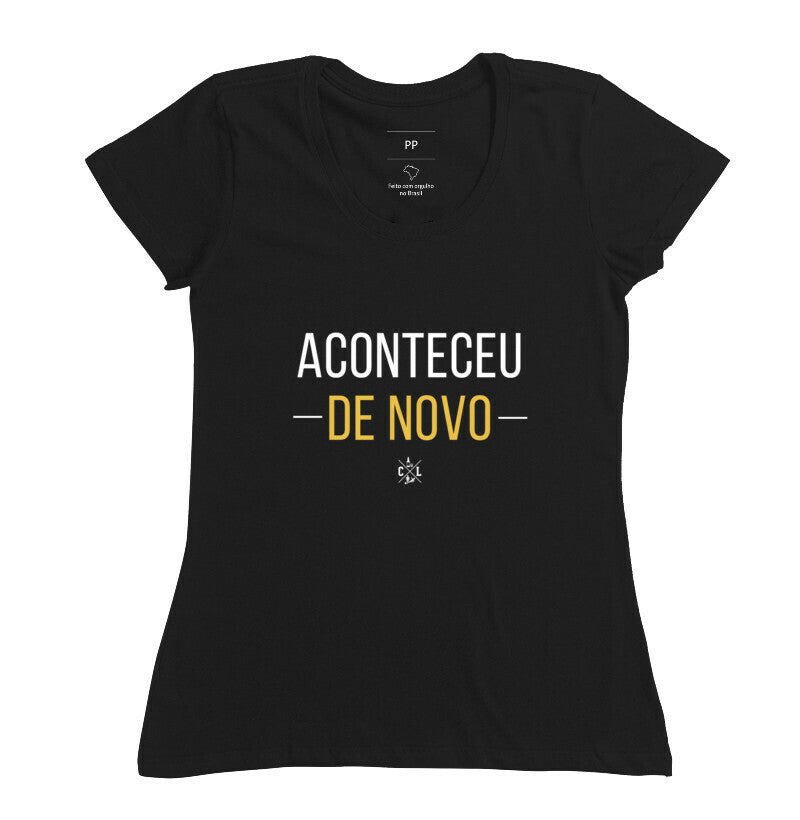Camiseta CL Carnaval - ACONTECEU DE NOVO