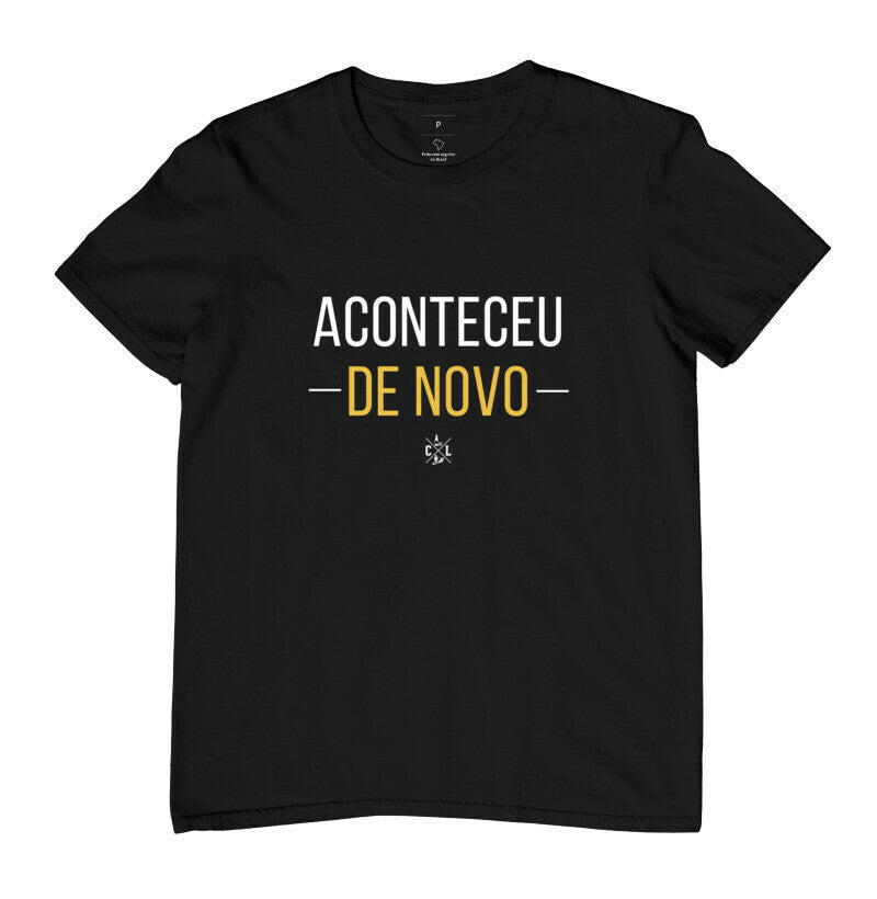 Camiseta CL Carnaval - ACONTECEU DE NOVO