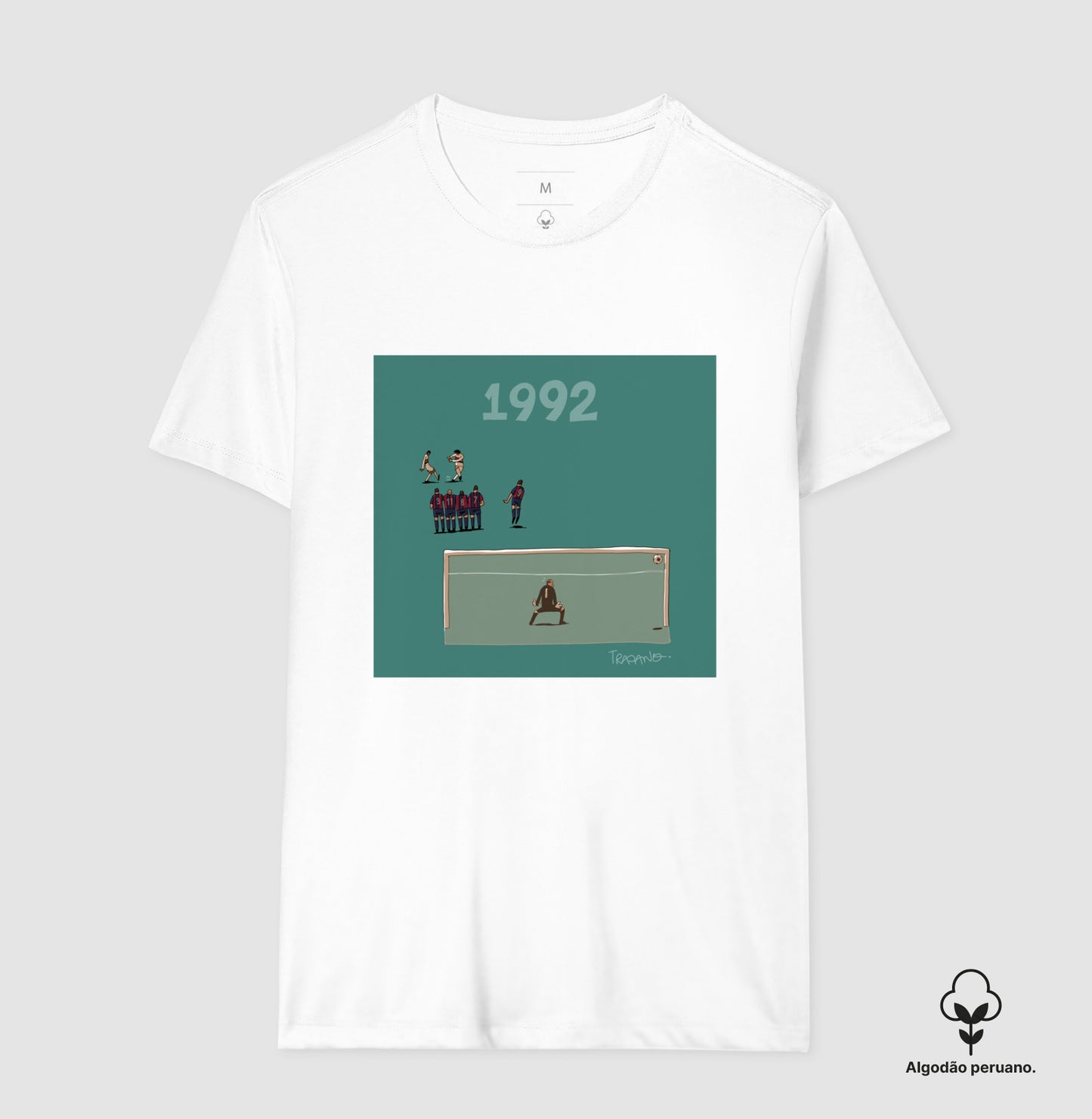 Camiseta Premium Algodão Peruano | TRAJANO - Ninho da Coruja 1992