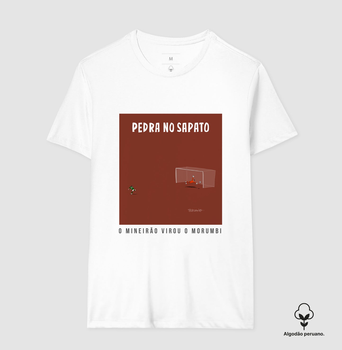 Camiseta Premium Algodão Peruano | TRAJANO - Pedra no Sapato