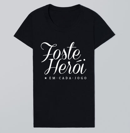 Camiseta Herói - Preta