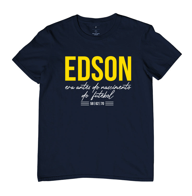 Camiseta Edson Era Antes Azul