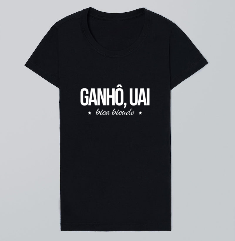 Camiseta Ganhô, Uai - Preta