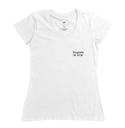 Camiseta CL Roupinha de Errar - Branca