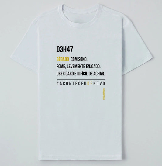 Camiseta CL 03h47 - Branca