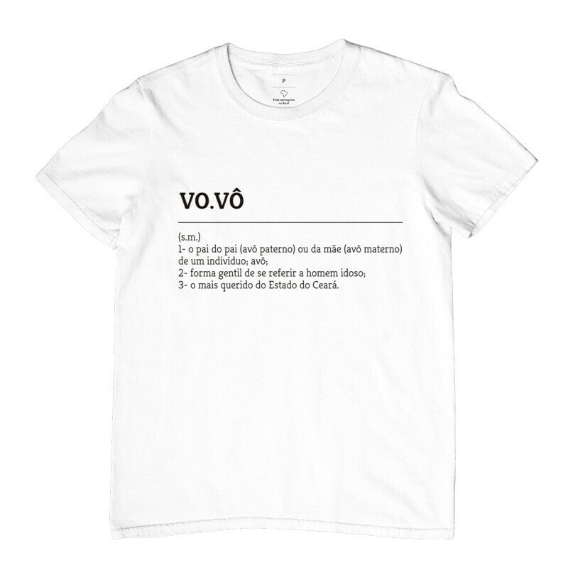 Camiseta Dicionário - Branca (Produto Oficial - Licenciado)