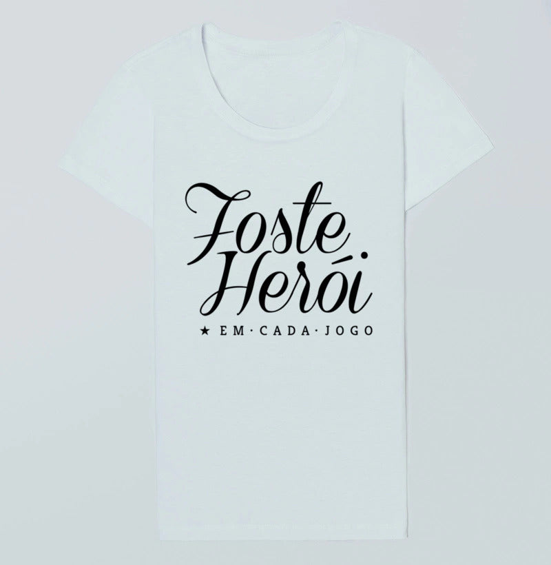Camiseta Herói - Branca