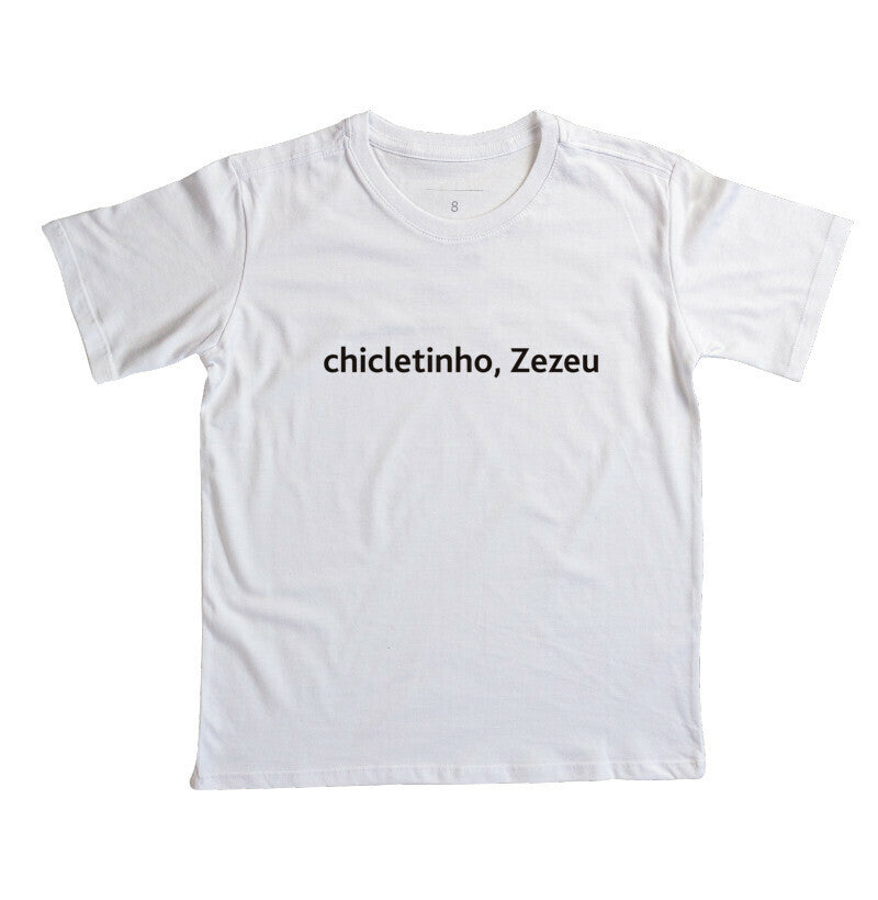 Camiseta Te Aperta Infantil - CHICLETINHO, ZEZEU