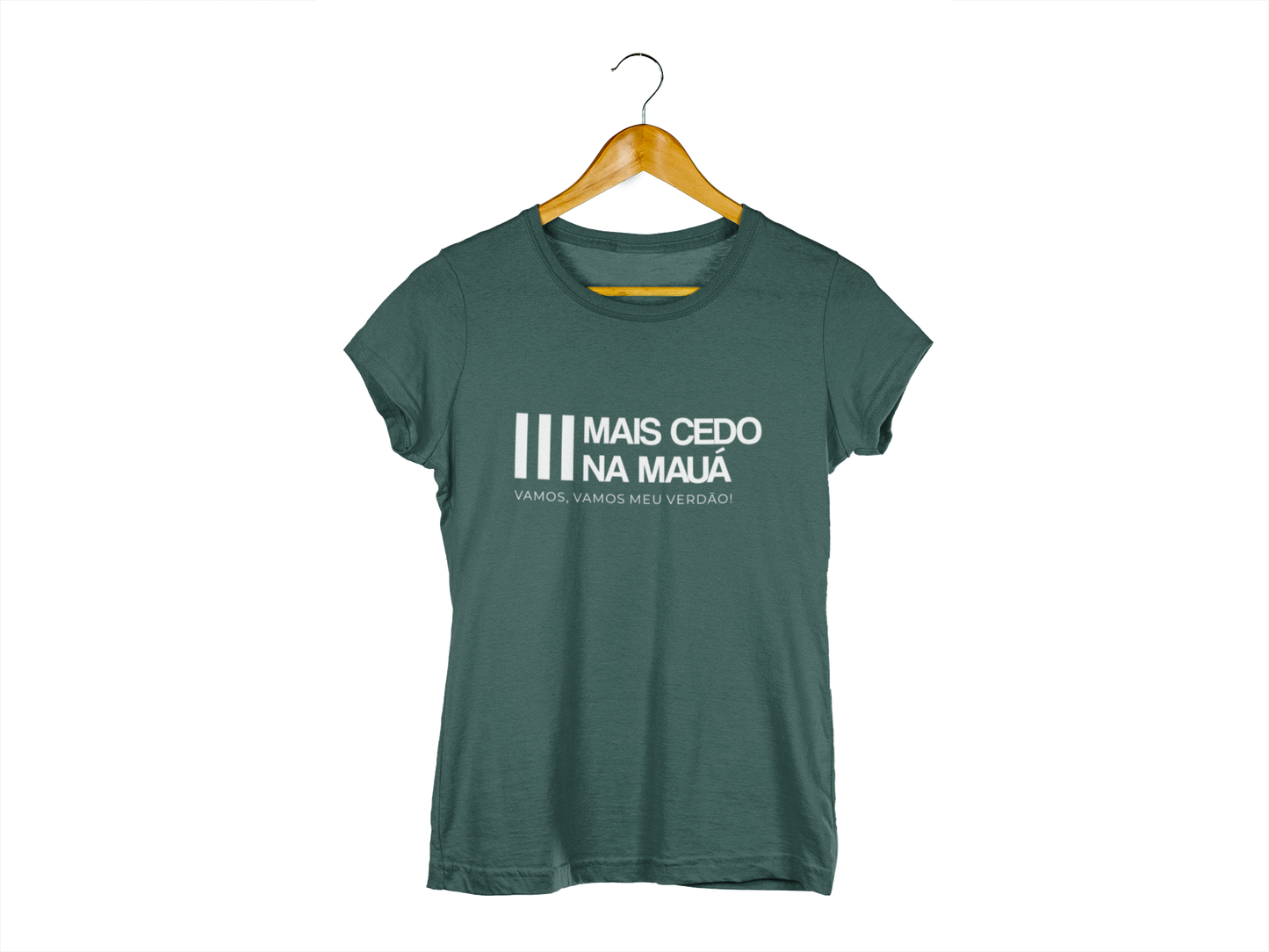 Camiseta Mais Cedo na Mauá - Verde (Produto Oficial - Licenciado)